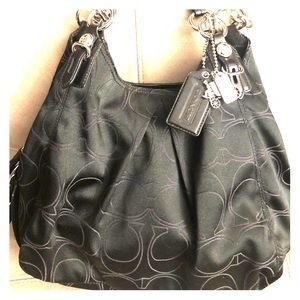 New Genuine COACH Black Hobo Bag